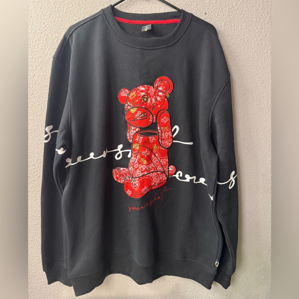 SCREENSHOT BEAR CREW NECK FLEECE - XxLarge